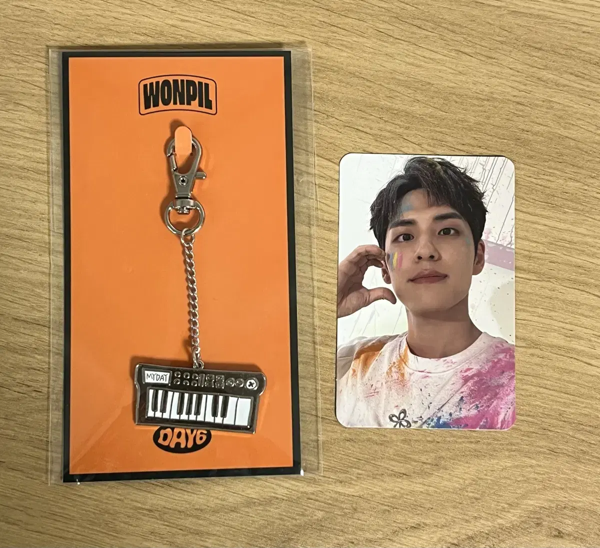 Day 6 One Peel Bandaid broadcast photocard Cignature Charm Instruments keyring Pop Up