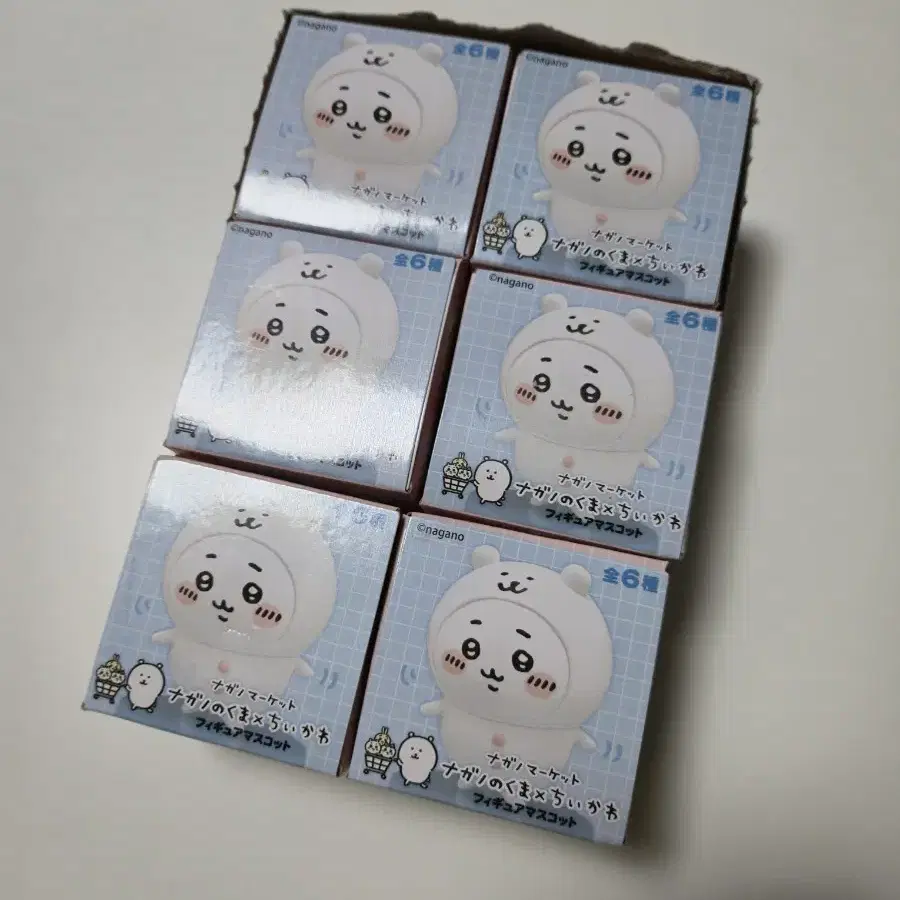 농담곰 치이카와 피규어 6개 세트