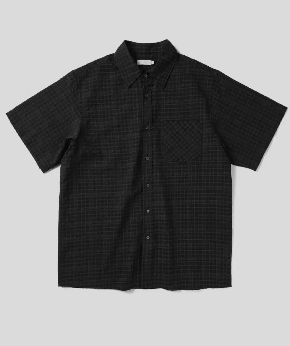 Atmospheric Knitted Fleece Check Shirt M