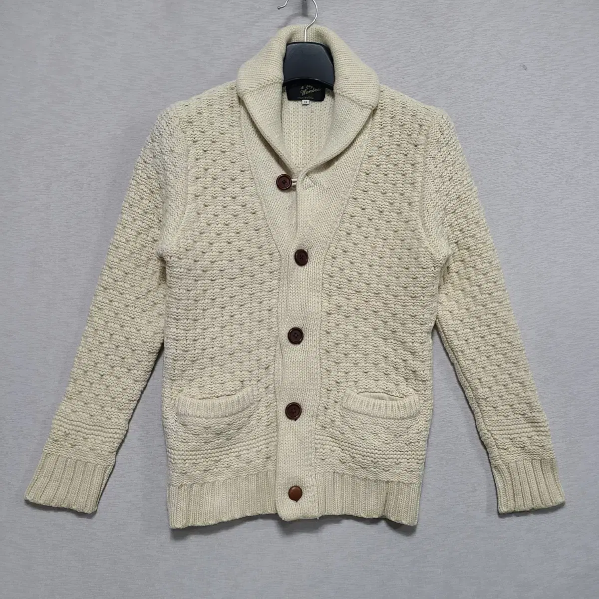 Custommellow shawl kara wool knit cardigan men slim95 ㅡ1121