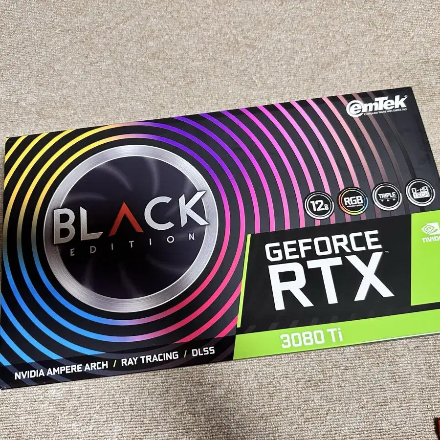 이엠텍 지포스 RTX 3080 Ti BLACK Edition 12GB