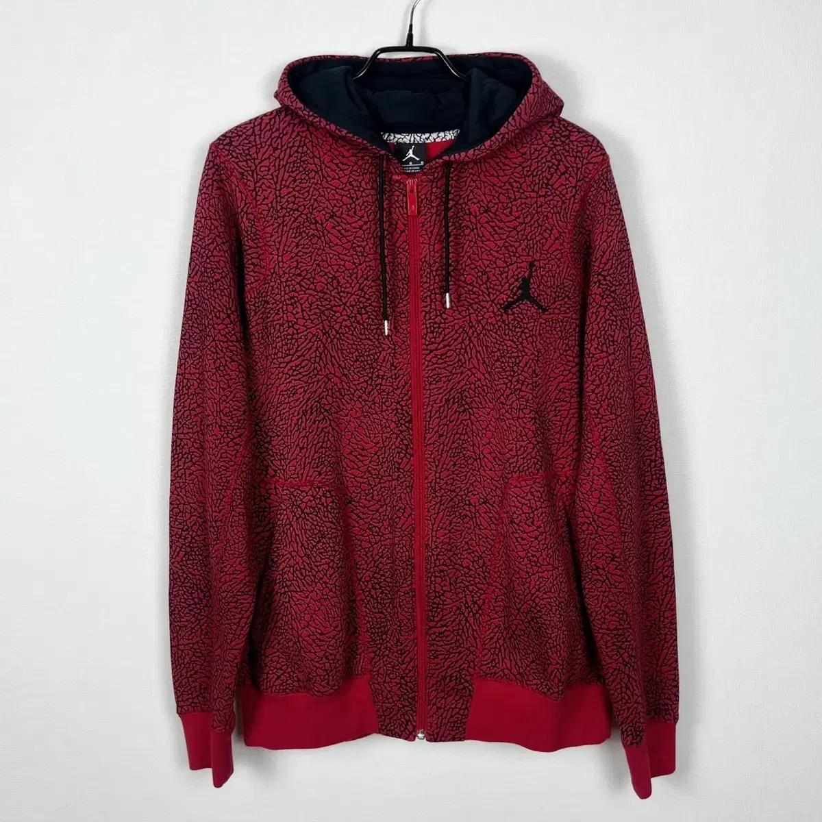 Jordan/brushed cotton hooded zip-up jacket jumper Nike L 100/Raden