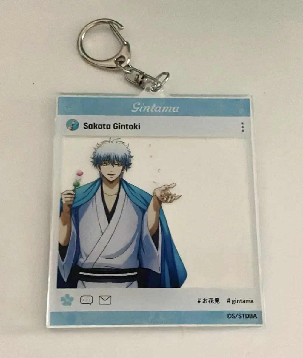 Gintama Gintoki acrylic keyring