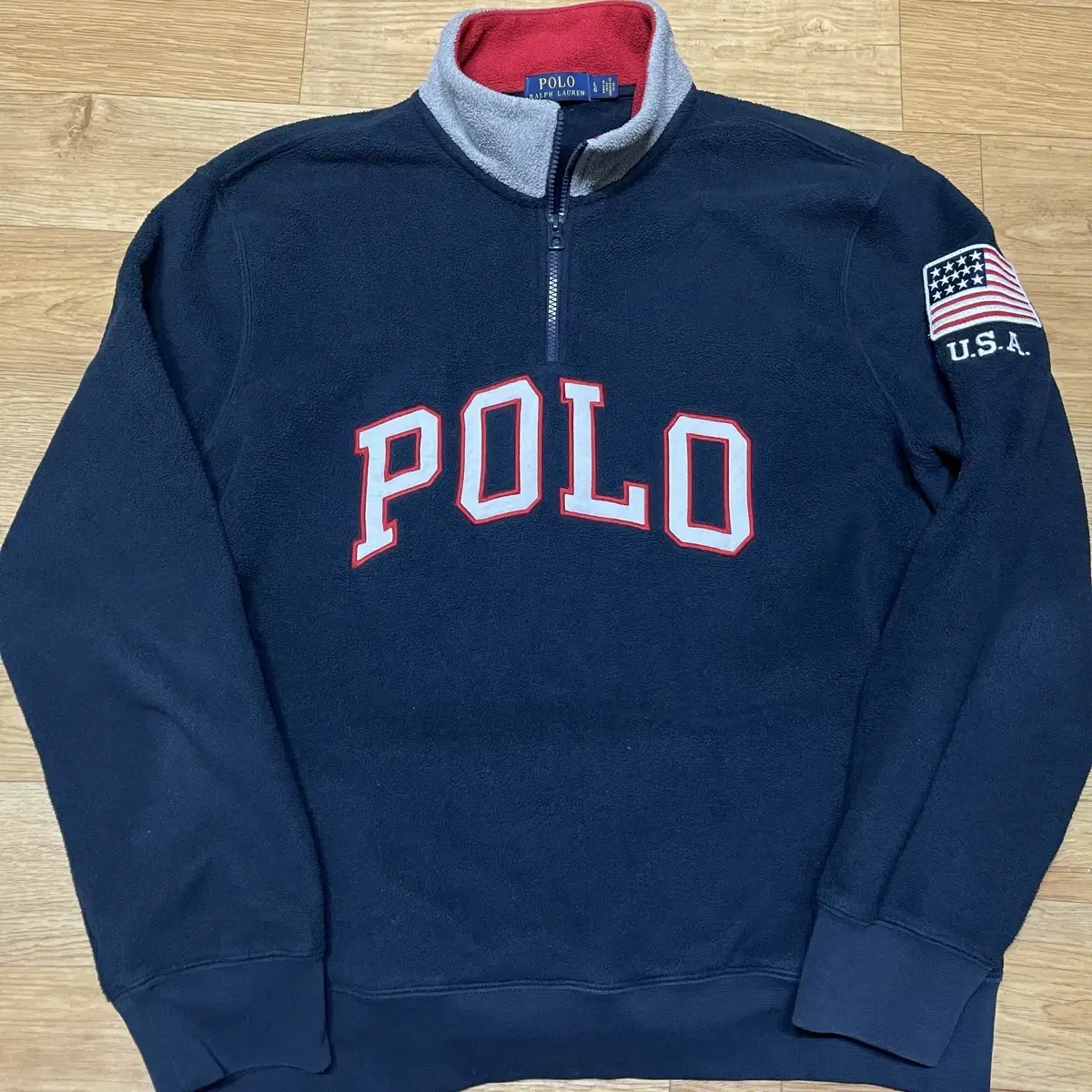 Polo Star-Spangled Banner Vahn Zip-up Fleece Size L (105)