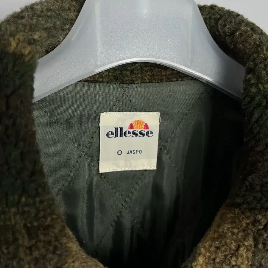 ELLESSE 플리스 체크 자켓