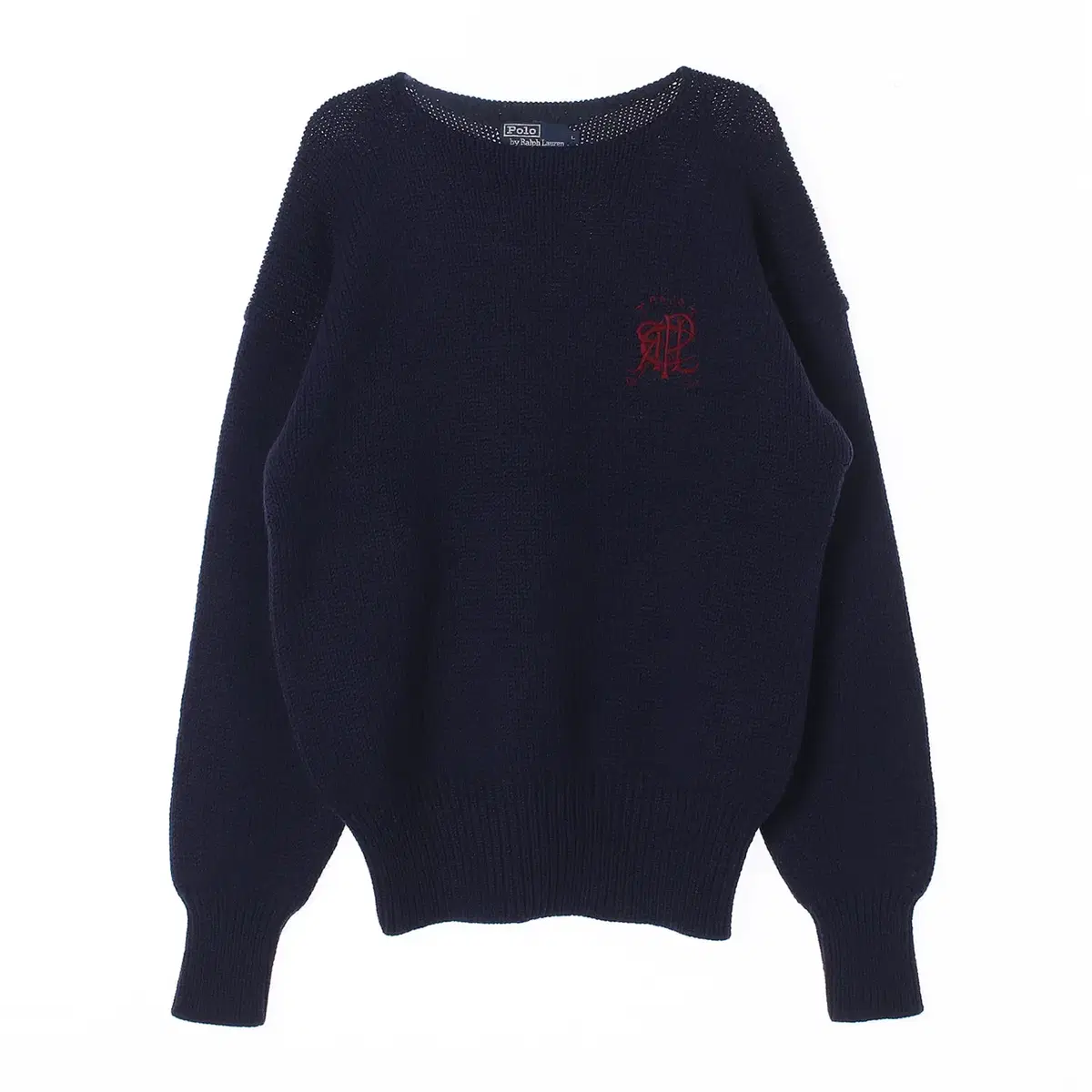 (Genuine)[L]Polo Ralph Lauren 100% Wool Navy Knitted Sweater