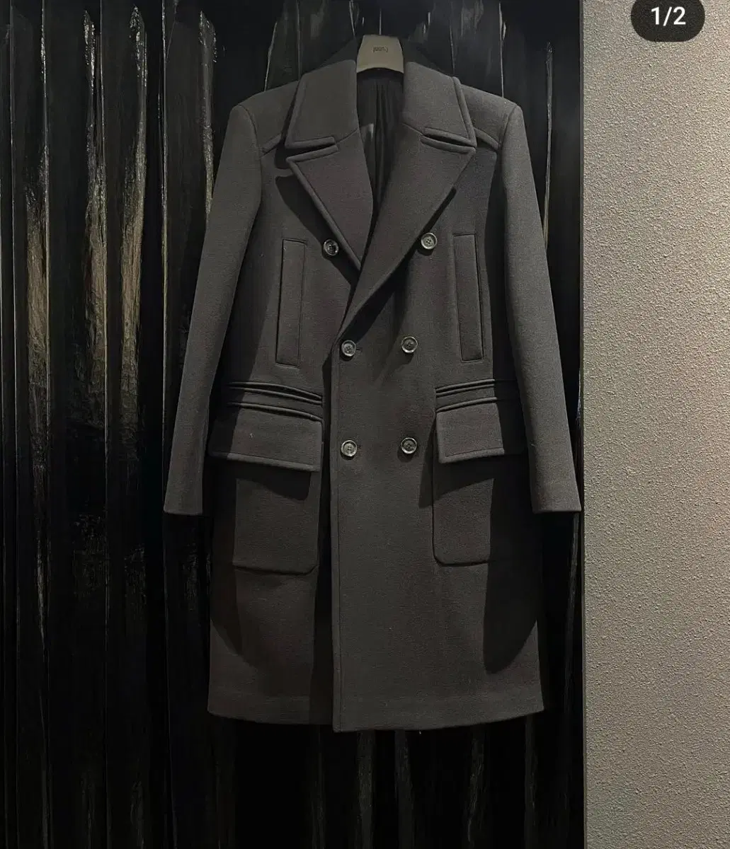 Junji 22FW Long pea coat 44 size 103 approx.