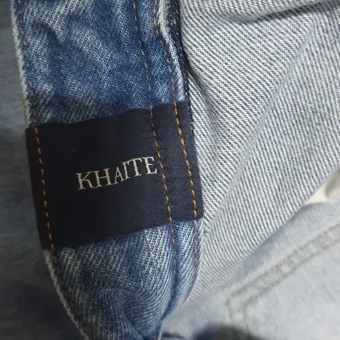 KHAITE 케이트 와이드 데님팬츠