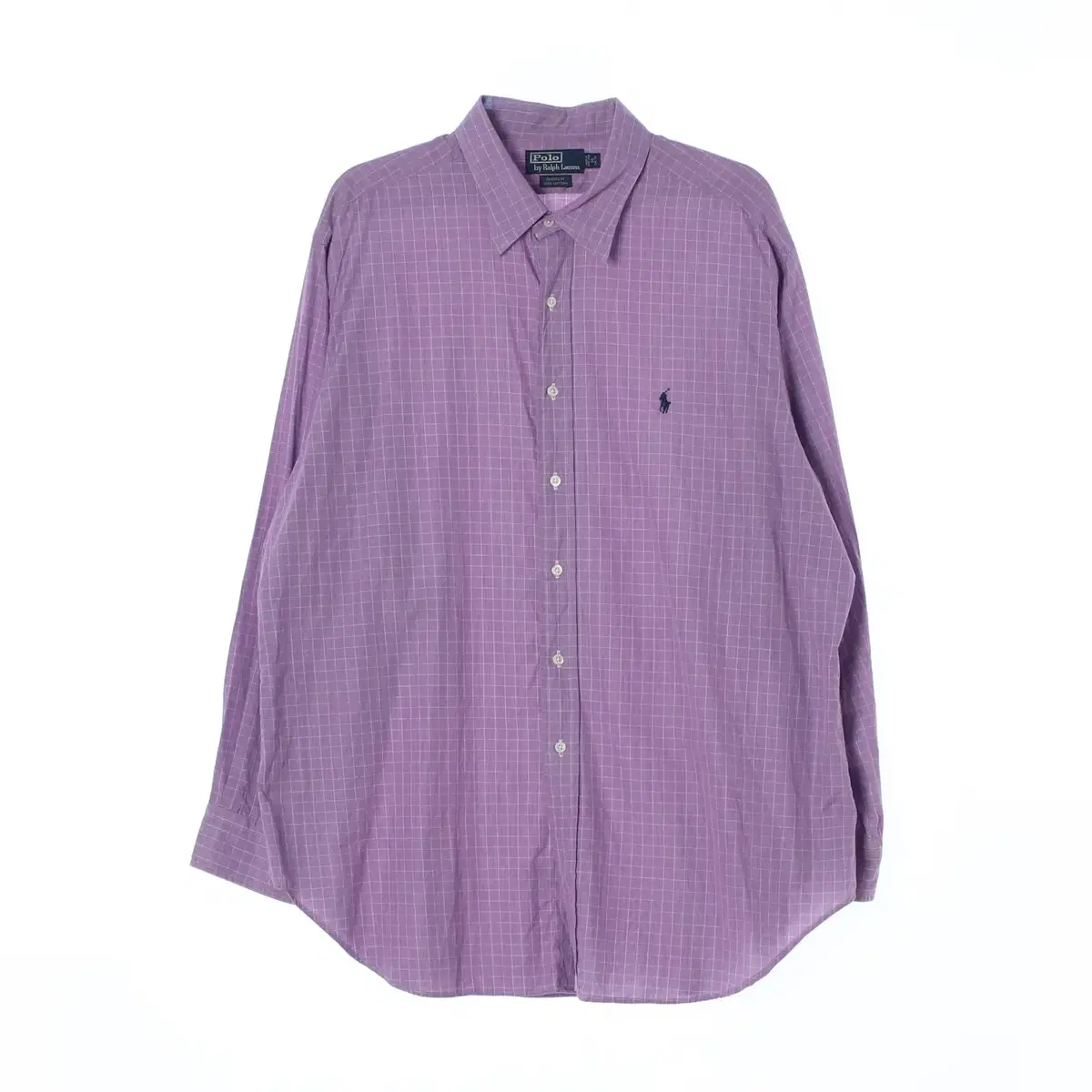 (Genuine)[XL]Polo Ralph Lauren Purple Check Andrew Shirt