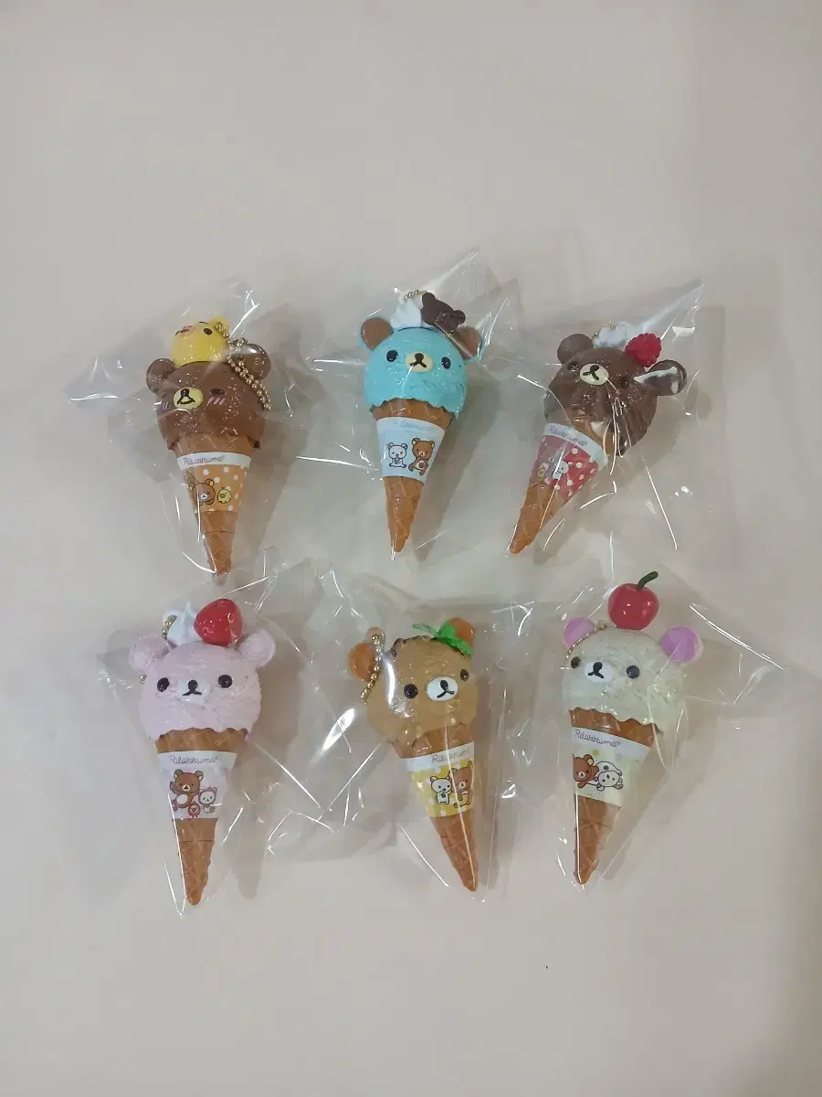 (Genuine)Classic Rement Korirakkuma Ice Cream Pen keyring Key Holder