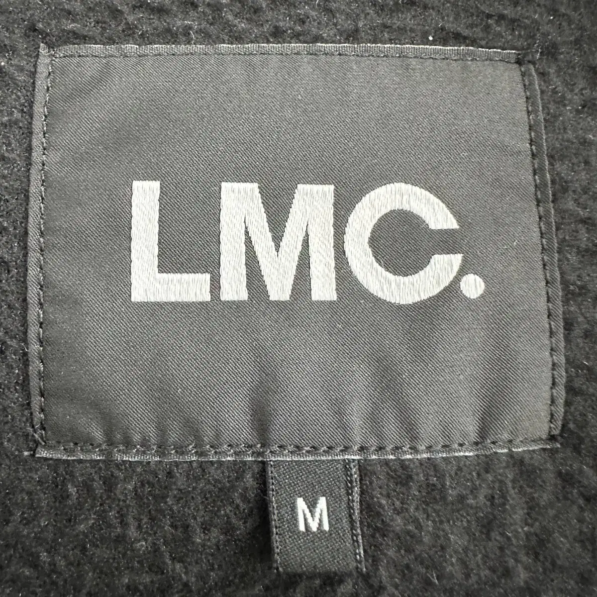 95~100 LMC 남자 양털 뽀글이 오버핏 후드 집업