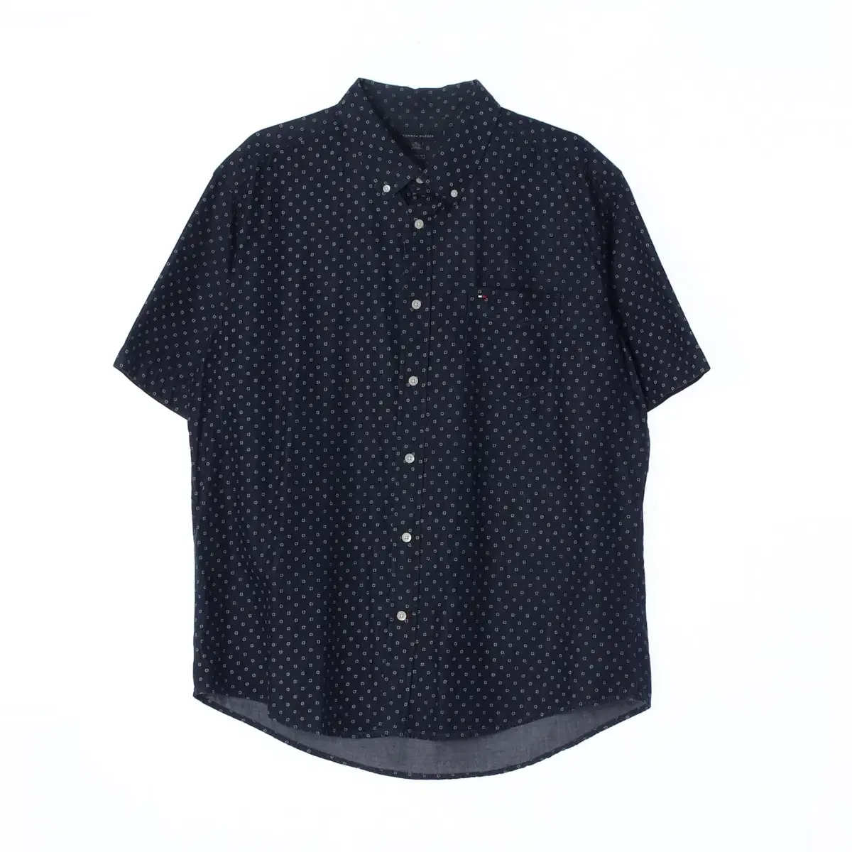 [XL] Tommy Hilfiger Denim Pattern Classic Fit Shirt