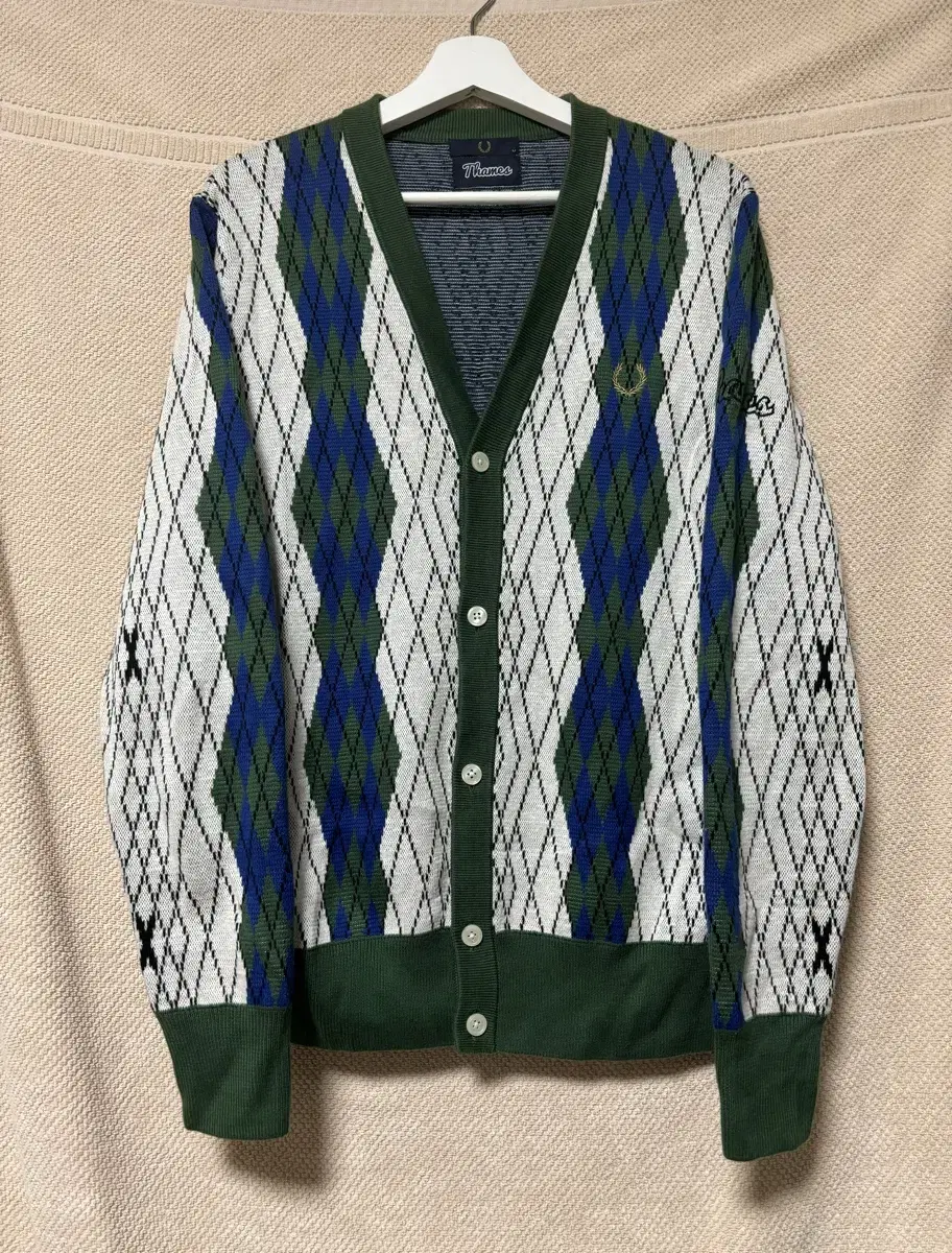 Fred Perry x Thames Thames Cardigan for sale