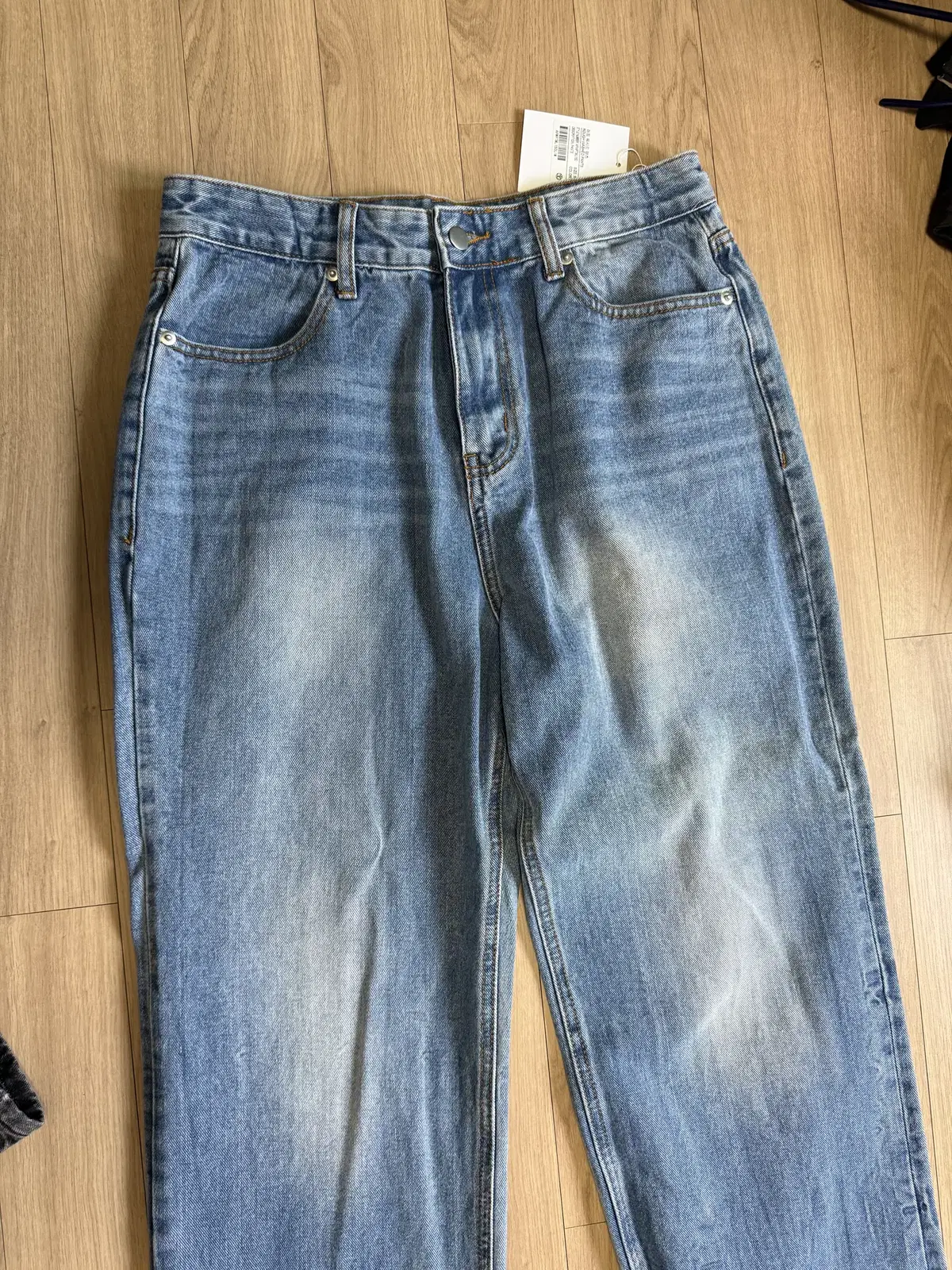 [M] Milo Rough Washed Denim Pants - Light Indigo [New]