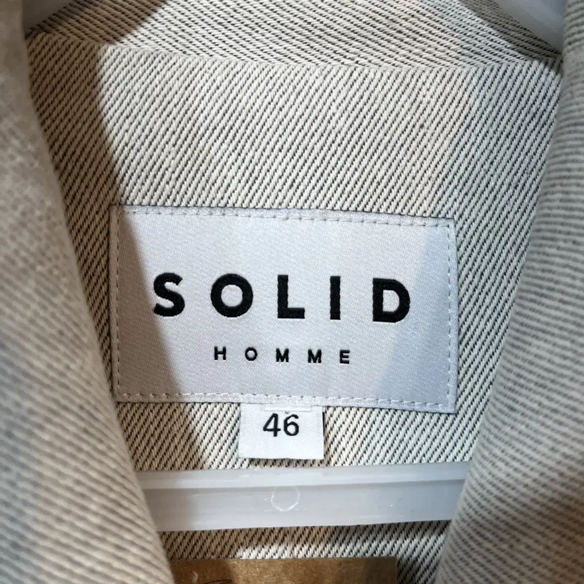 [46] SOLID HOMME 솔리드옴므 코튼 트러커 자켓