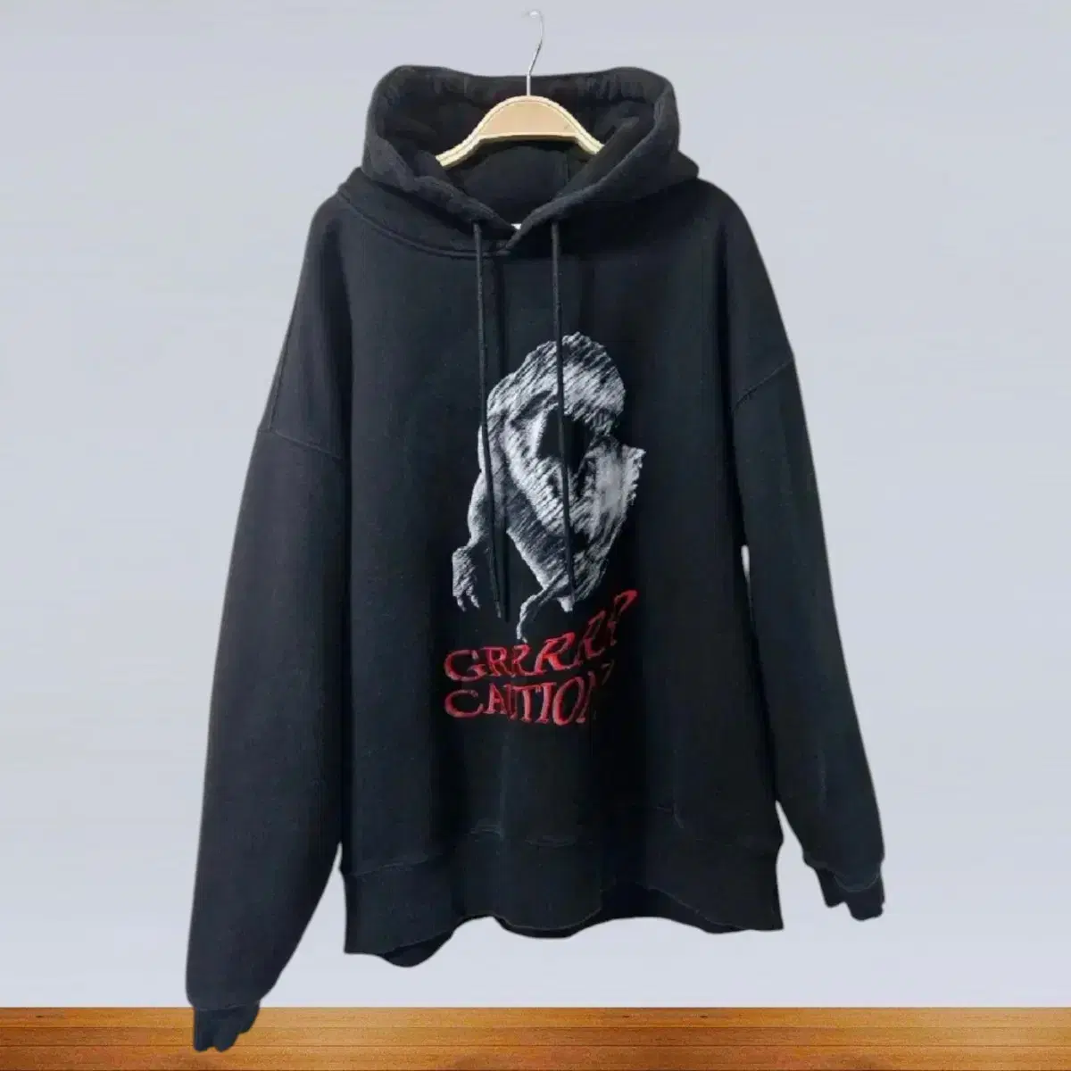 ETCE Dinosaur Hoodie Black