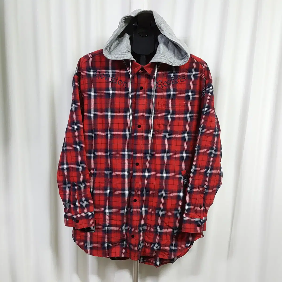 NBA Hooded Check Shirt Men's 105 Recommended Oil Cupboards