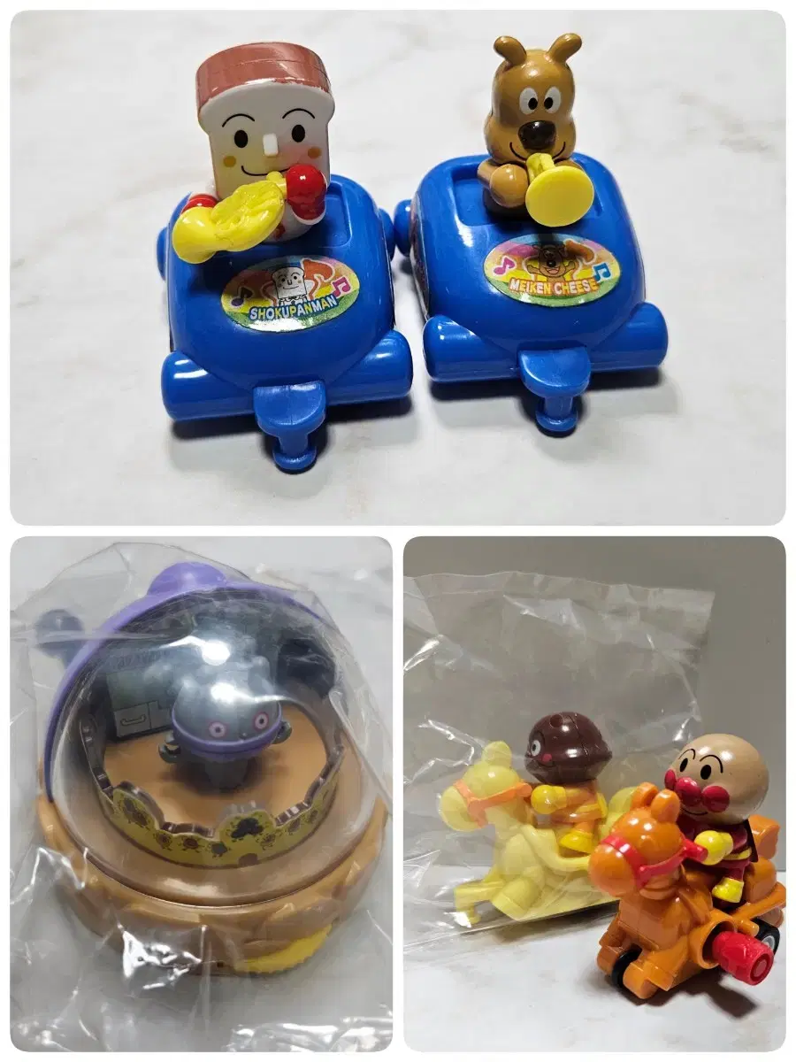 (Clearance Sale) 5 Anpanman Classic Gacha Figures for sale bulk 