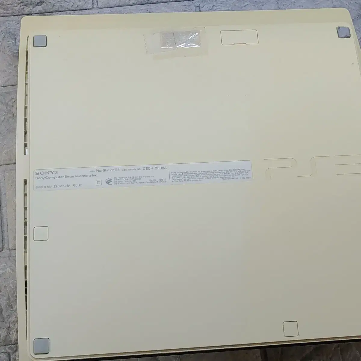 소니 ps3 ps3 (cech-2505a ) 중고 1인셋