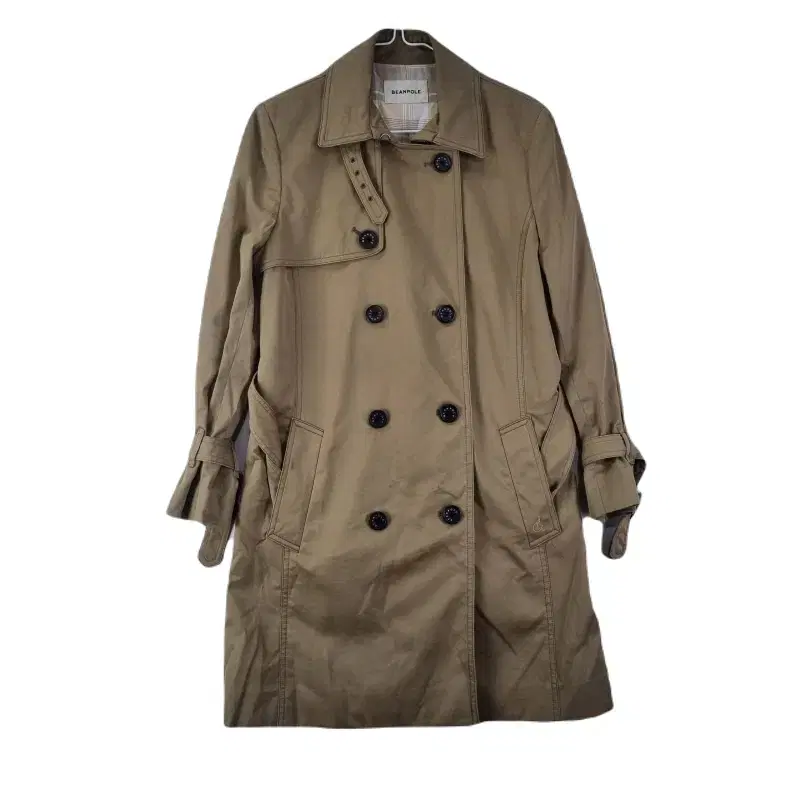 E8658 Vinpole Women100 Beige Trench Coat with Belt/Dark