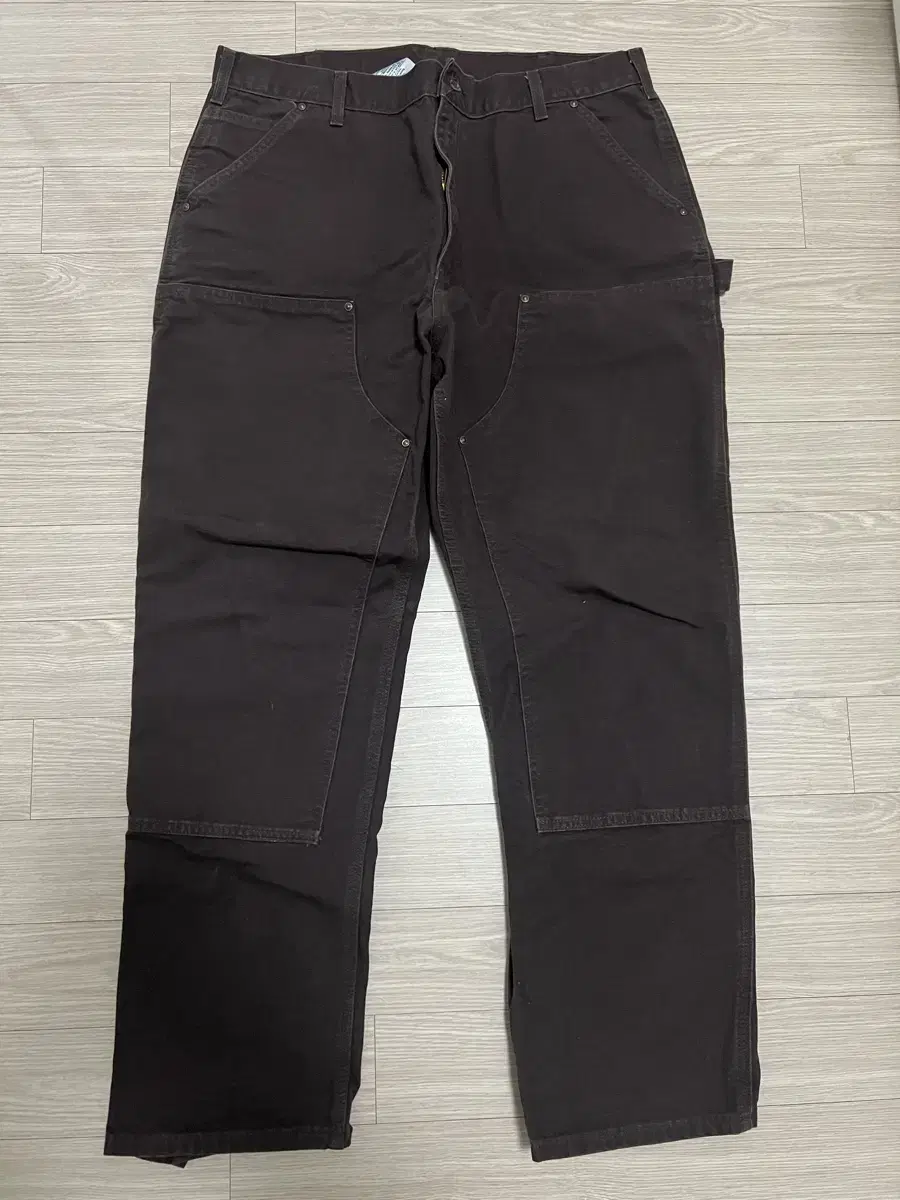 Calhart Double Knee Pants Dark Brown 38x32 Quick sale