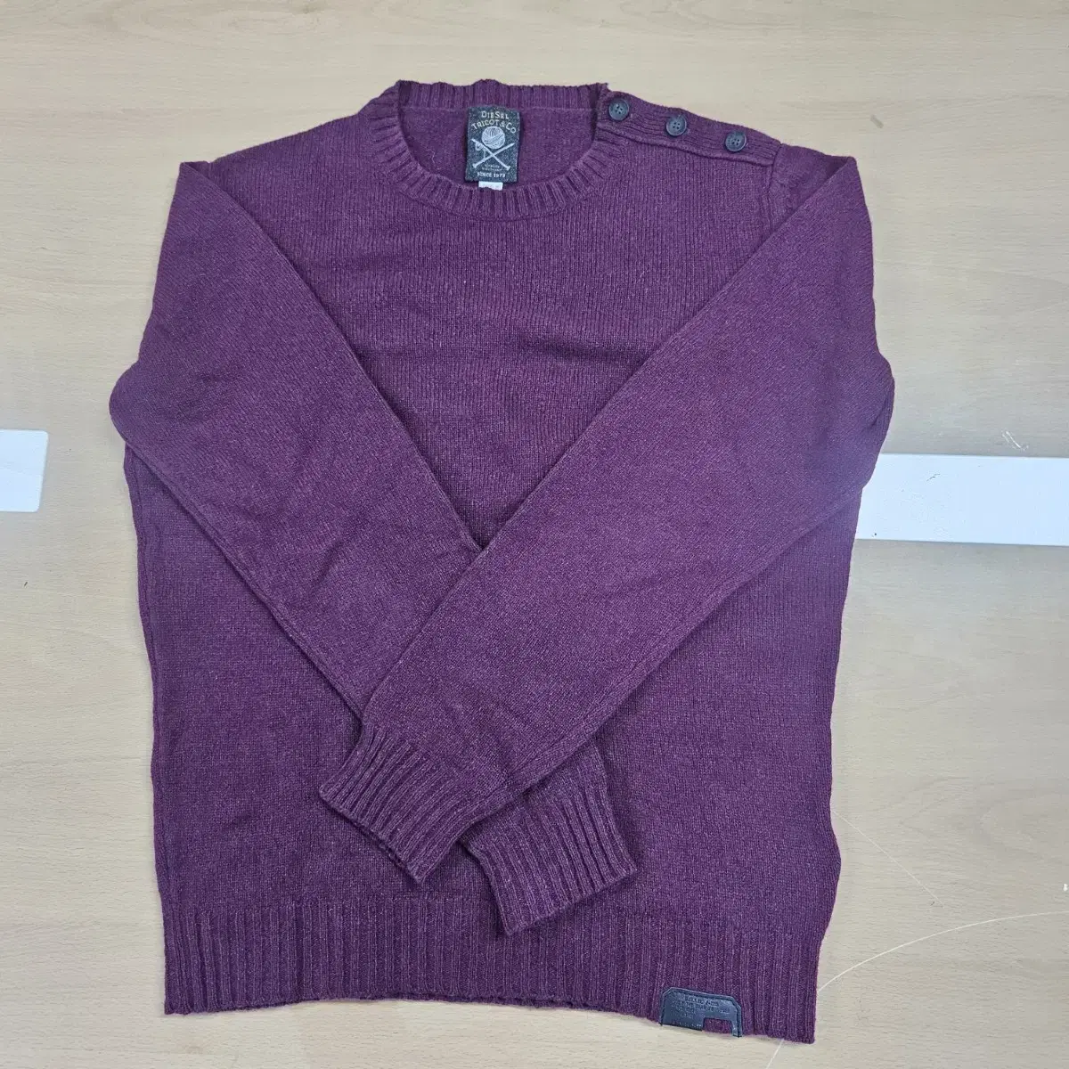 Diesel Knit 100 Size Burgundy