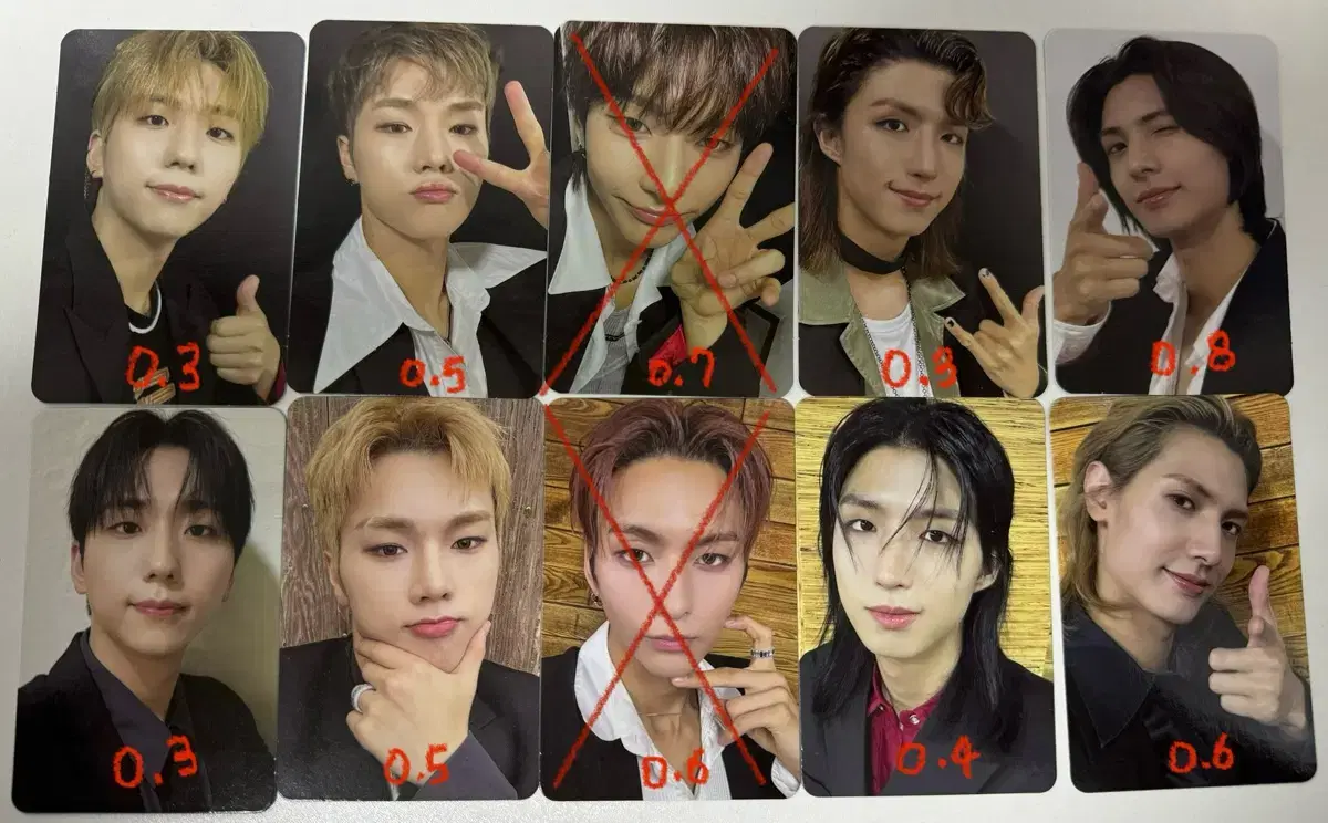 XDZ Concerts photocard wts sells