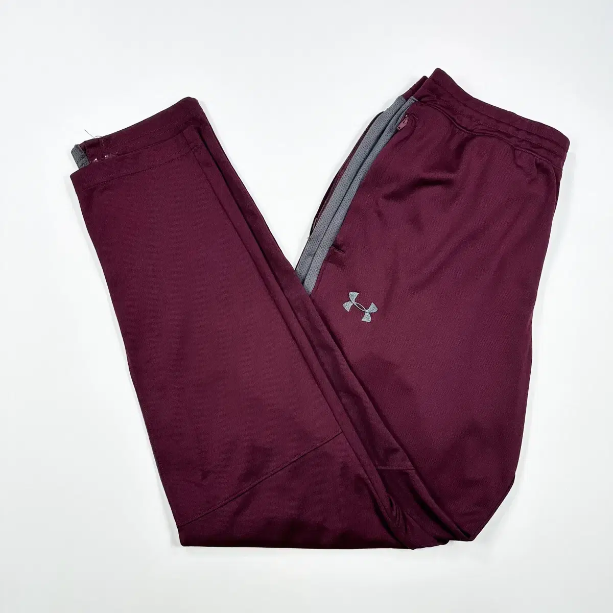 (2XL) Under Armour Signature Logo Training Pants Burgundy