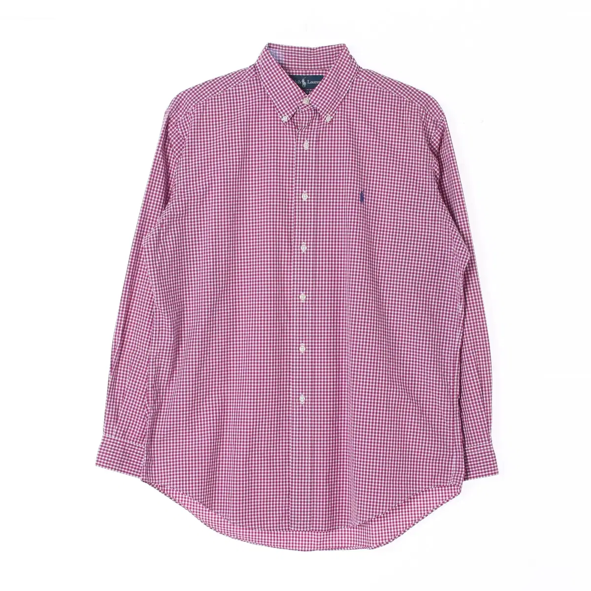 (Genuine)[XL]Polo Ralph Lauren Purple Check Classic Fit Shirt