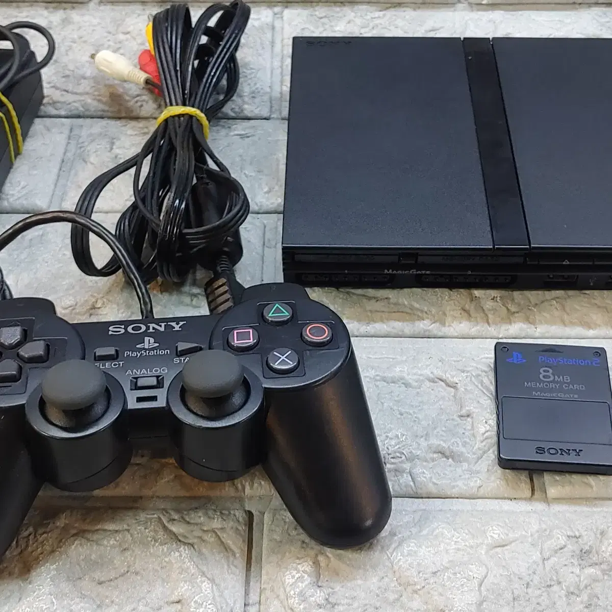 소니 ps2 scph-75005 미니플스 1인셋