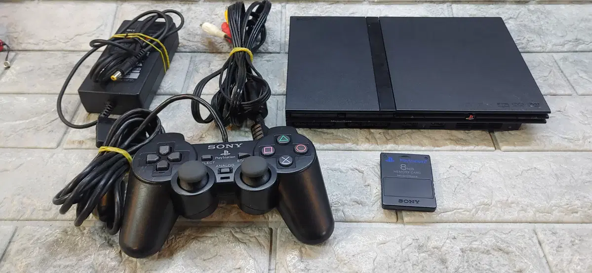 소니 ps2 scph-75005 미니플스 1인셋