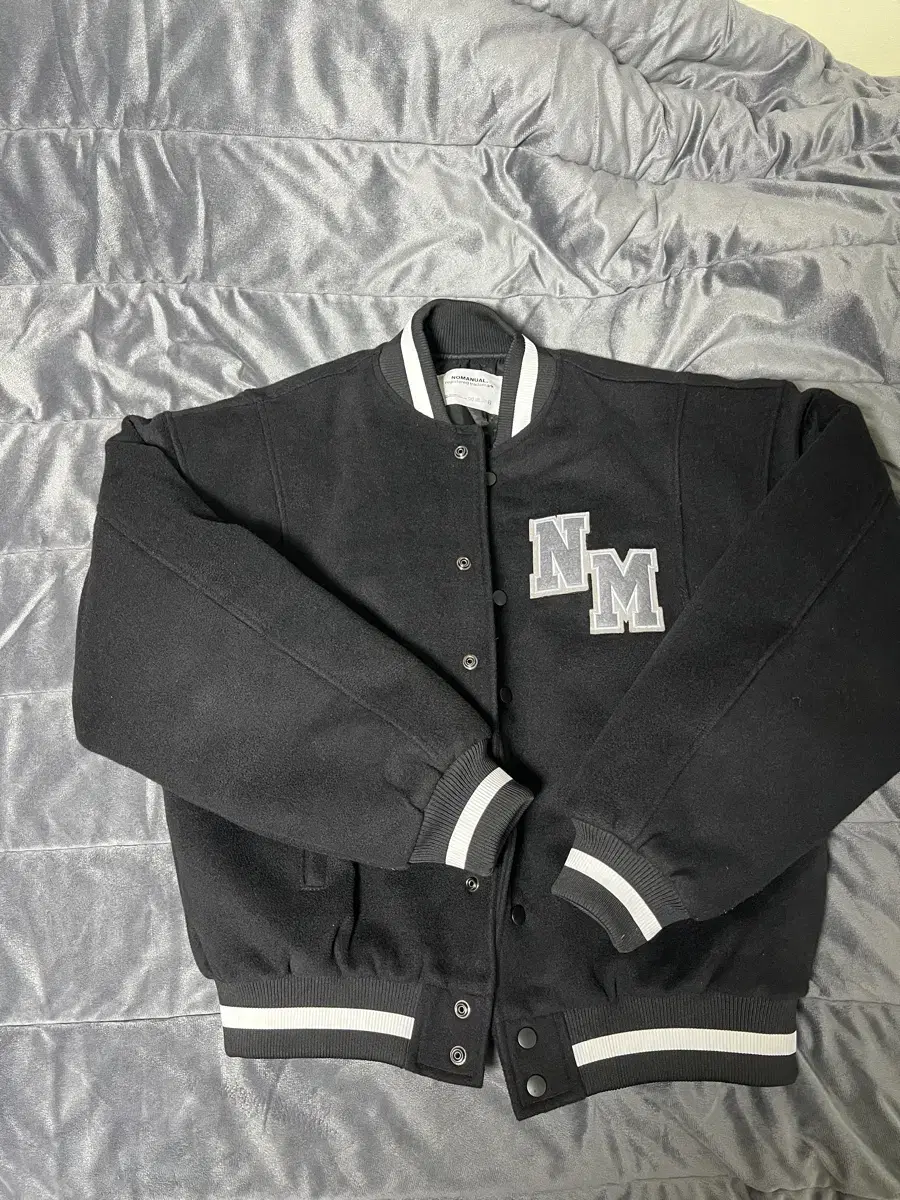 No-Manual Varsity Jacket L