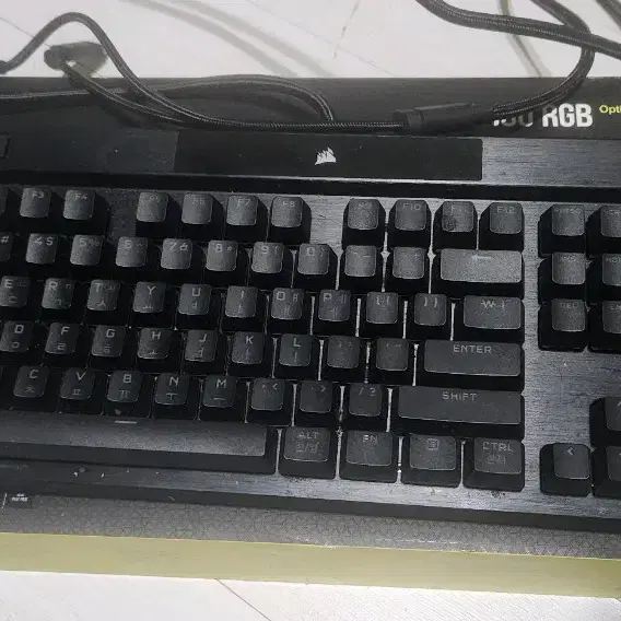 커세어  K100 RGB 매크로 키보드