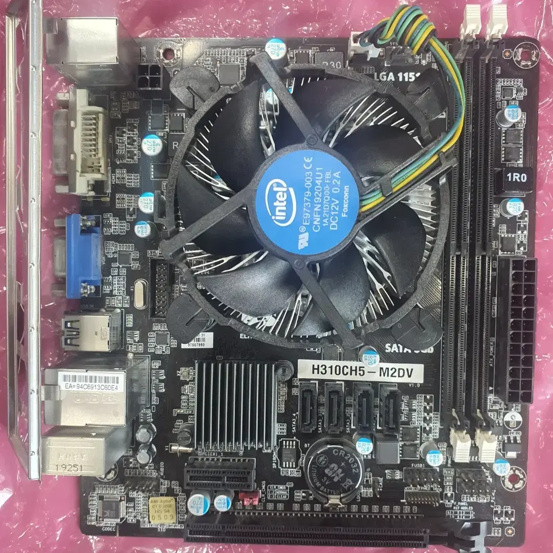 보드셋 cpu i3 9100f + 메인보드 h310m