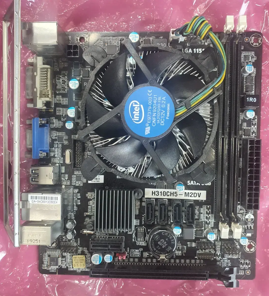 보드셋 cpu i3 9100f + 메인보드 h310m