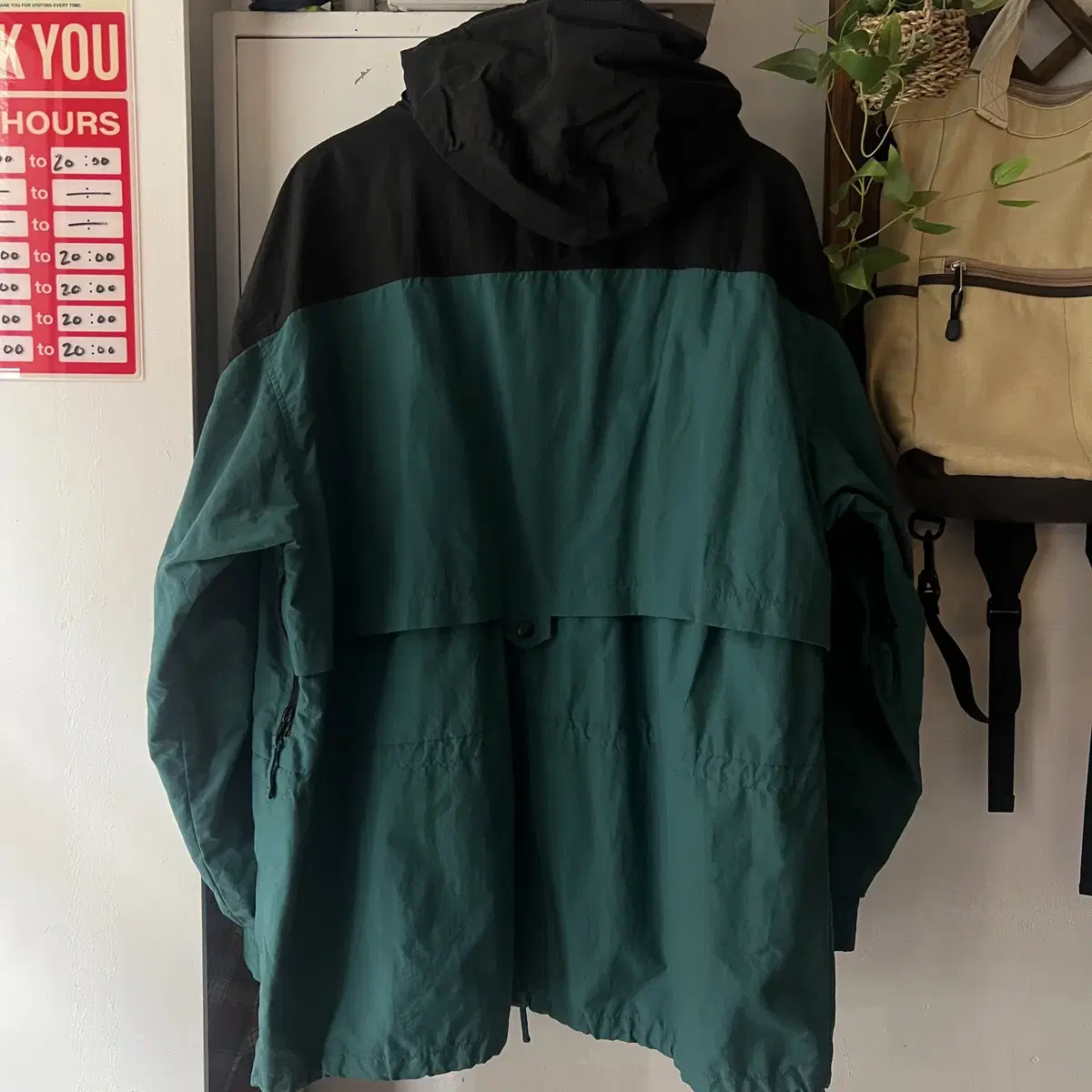 [XL]90's L.L.Bean Made in USA 배색 아웃도어 자켓