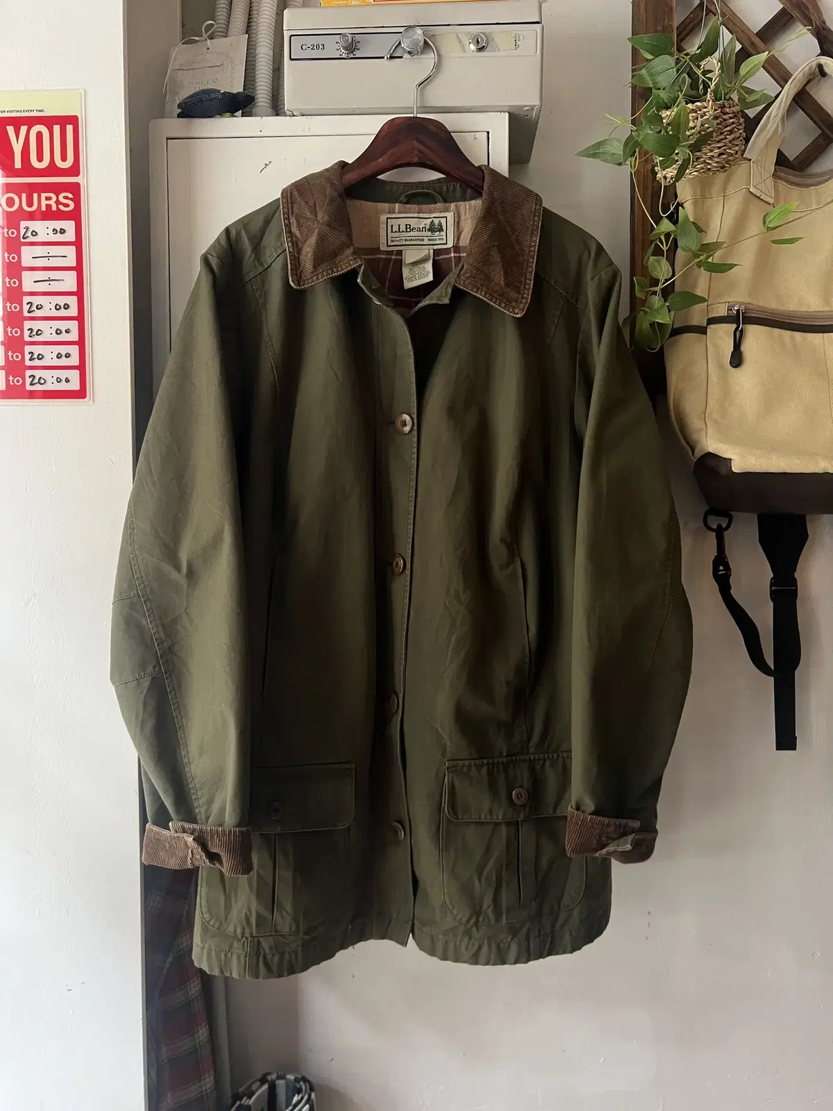 [XL]L.L.Bean L.Elvin Corduroy Point Hunting Jacket