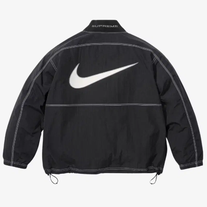 New) L) Supreme x Nike Ripstop Pullover Black FQ0340-010