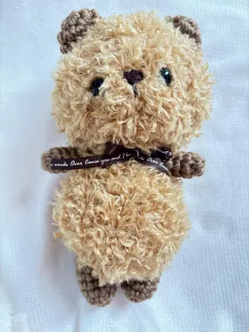 푹신푹신한 곰돌이 인형 봉제 인형 뜨개질 인형