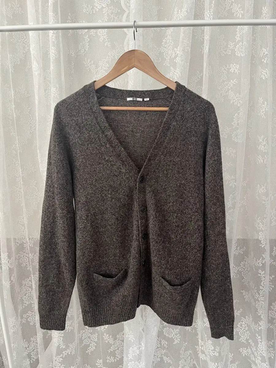 XL) Uniqlo Wool100 Bokashi Cardigan