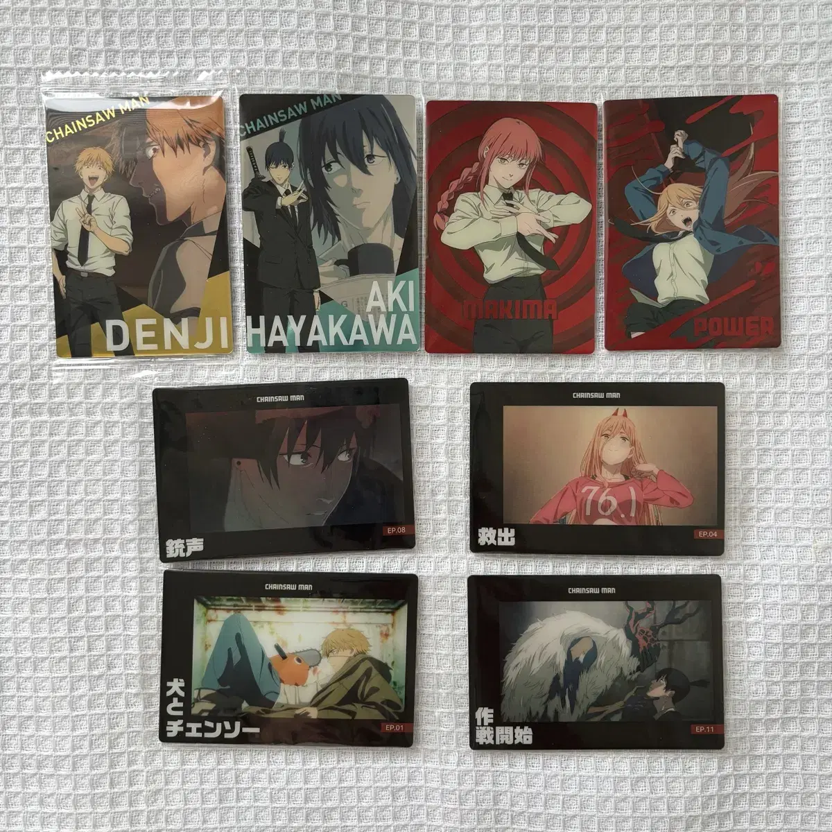 Bulk) Chainsaw Man Wehas Rare kard 2 Denji Aki Power Makima