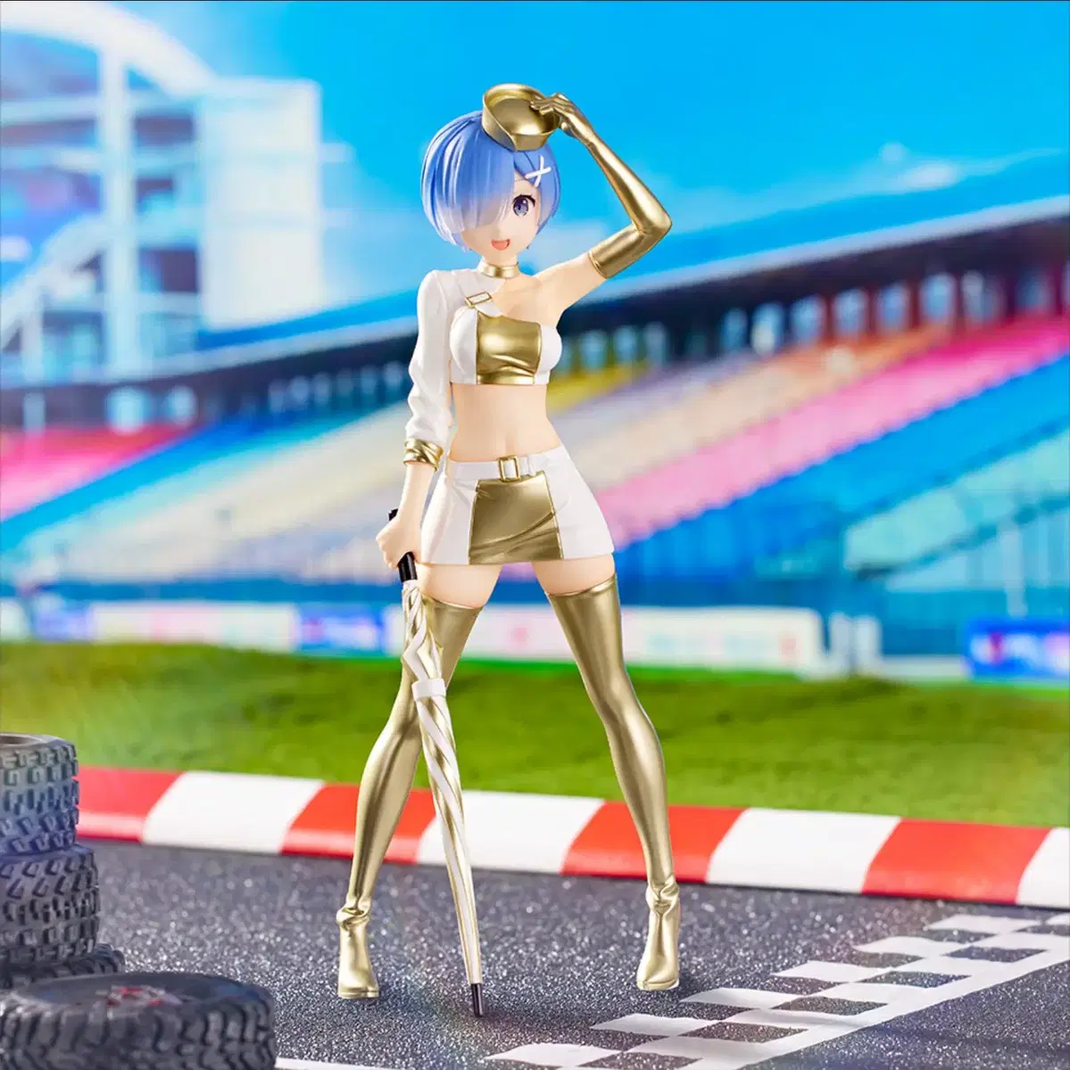 FUJI Troi-try-it Lizero Racing Girl Rem Figure