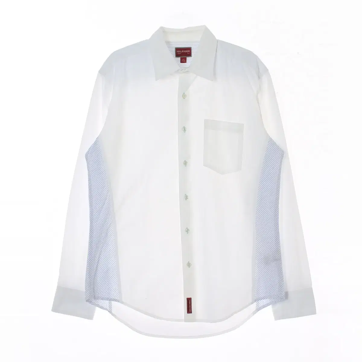 [XL]Tommy Hilfiger White Red Belle y Shirt