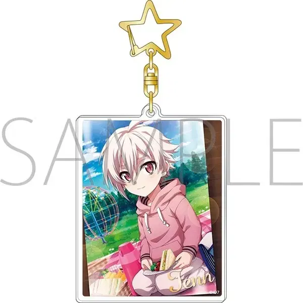 Idolishseven chibi acrylic key holder