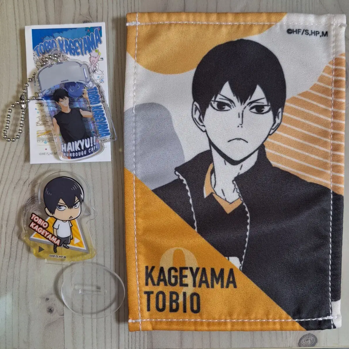 Haikyuu Kageyama keyring acrylic stand Fabric poster Goods in bulk