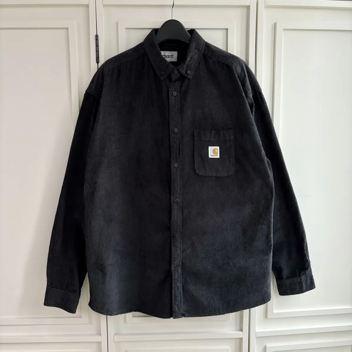 [2XL]Calhart Dark Gray Corduroy Shirt CH6349