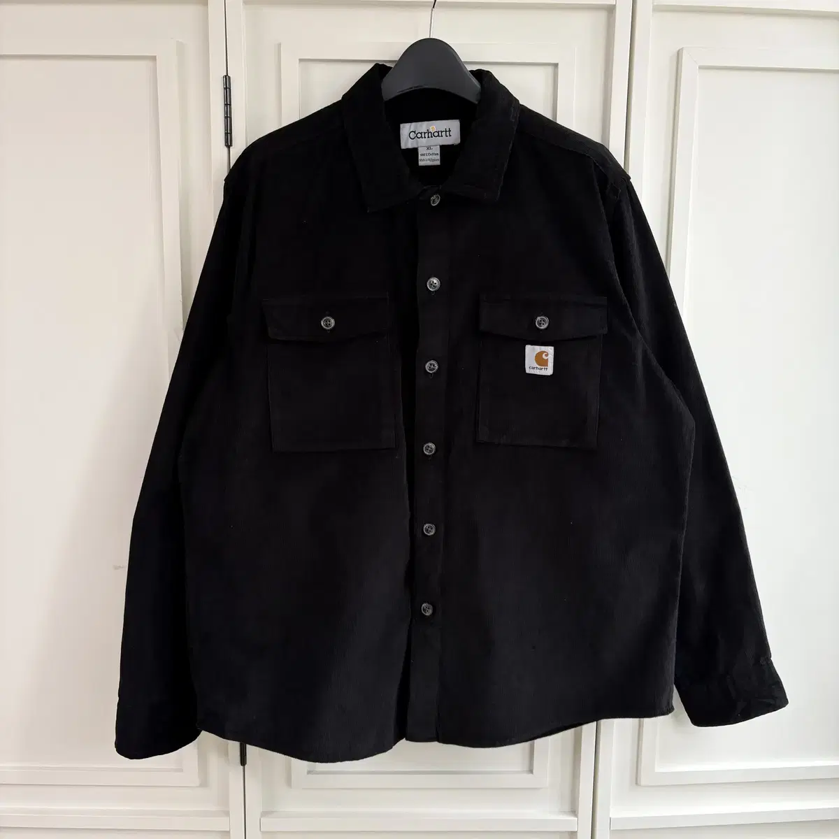 [2XL]Calhart Black Corduroy Shirt CH6350