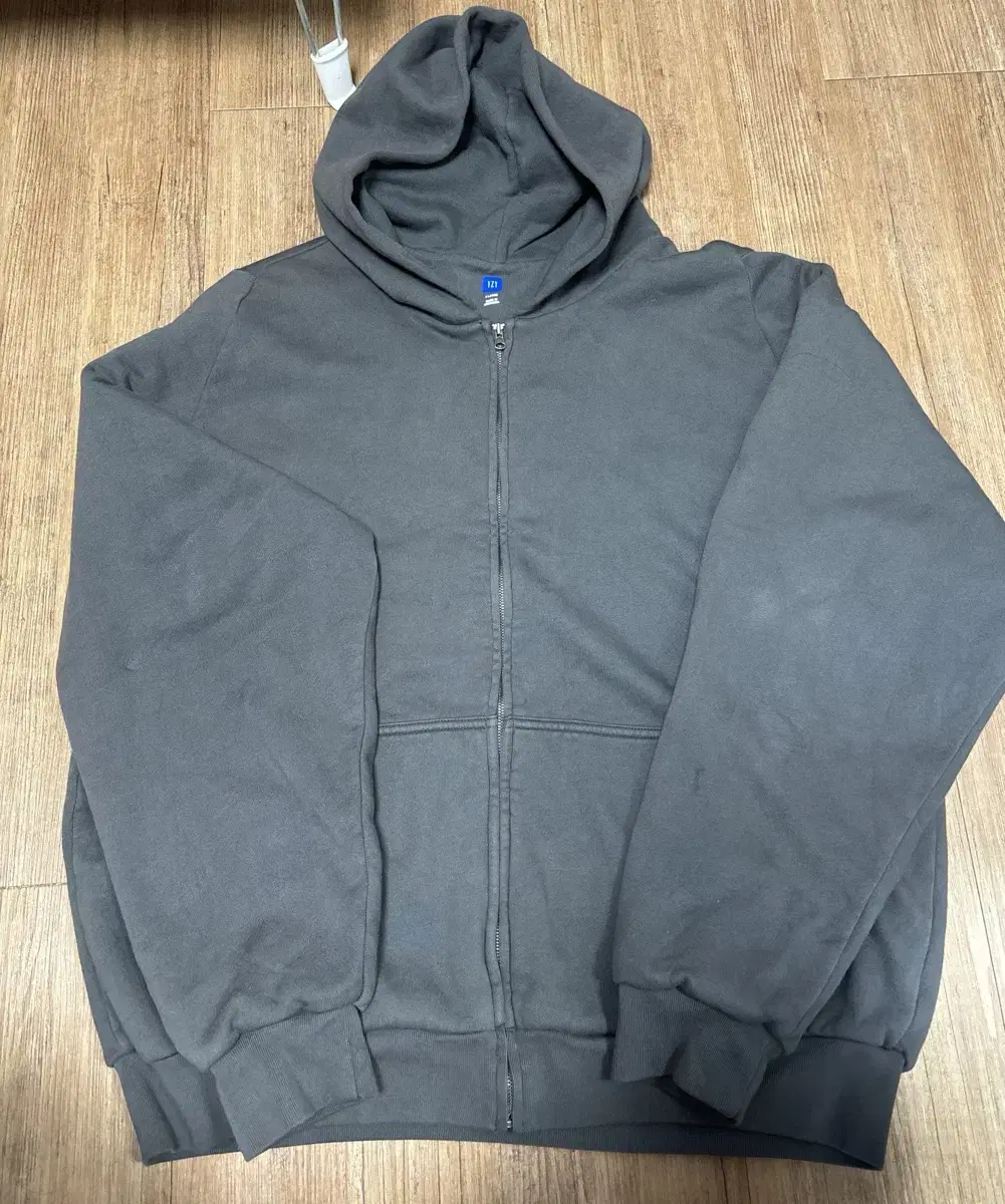 E.JI Zip-up Hoodie Dark Gray