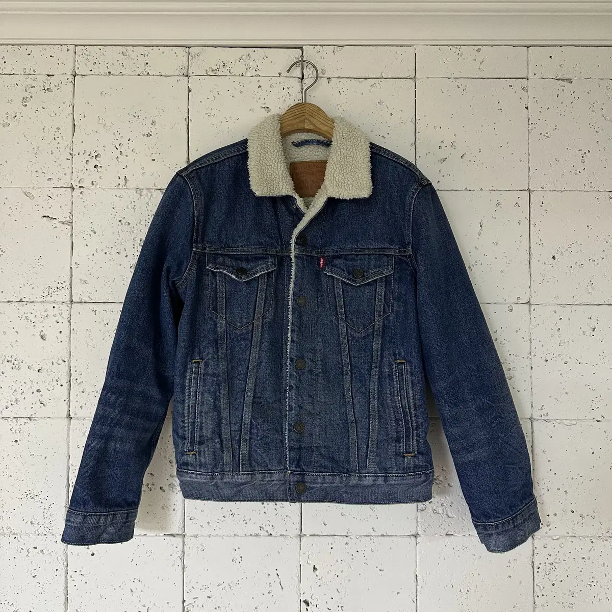 S Levi's Fleece Sherpa Jeans Jacket