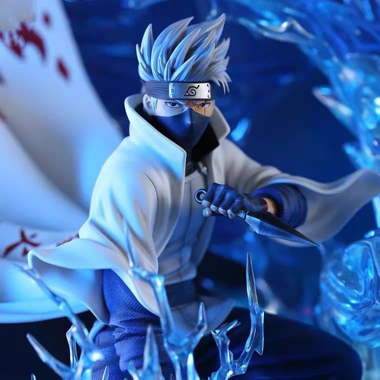 (New) Naruto Figures Kakashi Sixth Hokage Model for Gift Wholesale